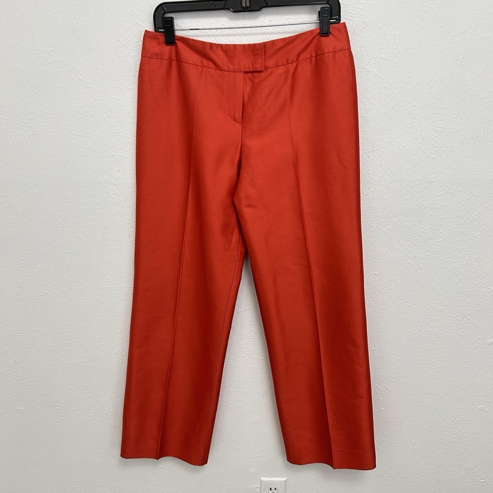 Escada Red Crop Dress Pants